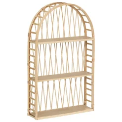 Etagère murale Anahi bambou beige 74x45cm - Atmosphera