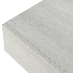 Etagère murale avec 2 tiroirs Karstula 80 x 35 x 12 cm effet béton en.casa