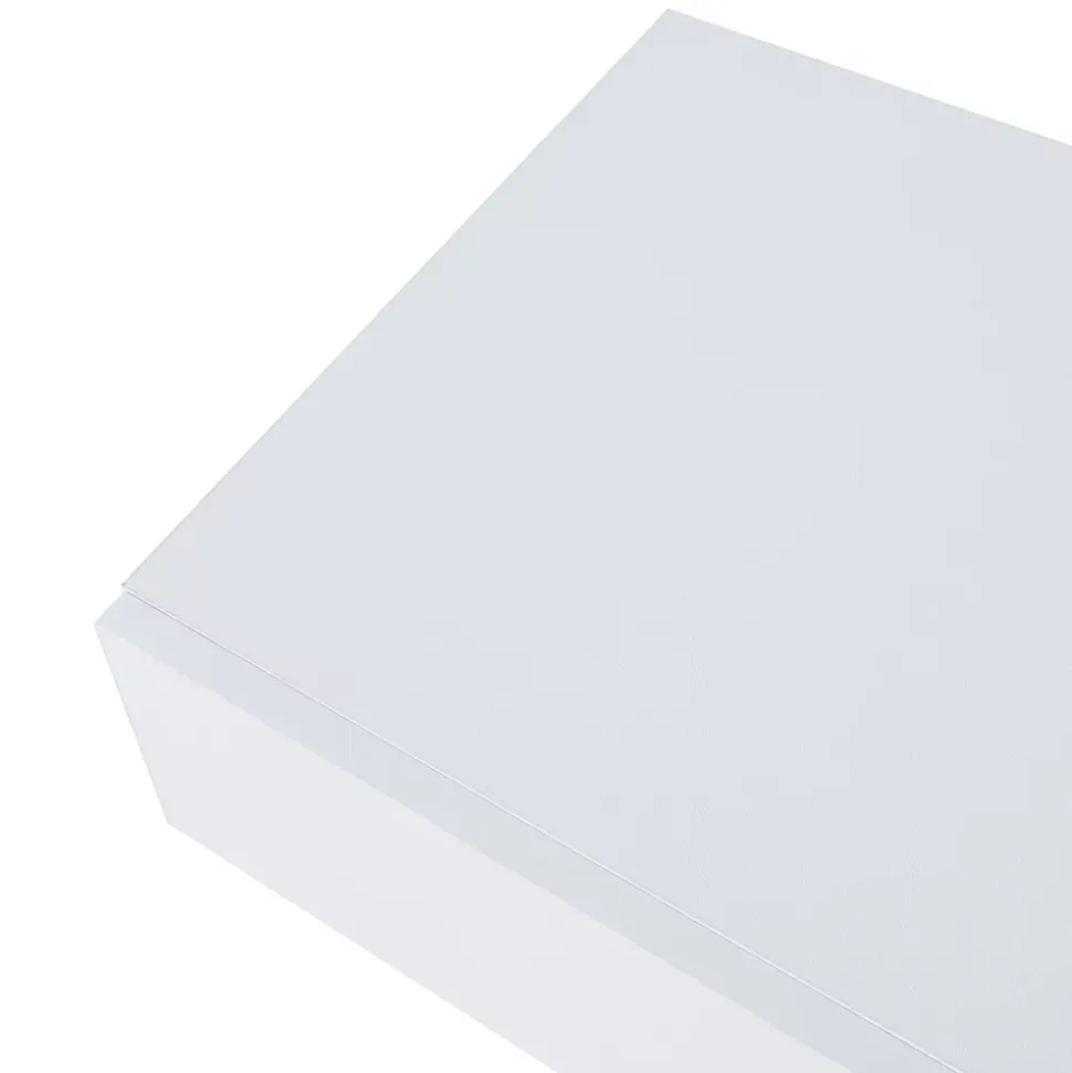 Etagère murale avec 2 tiroirs Karstula 80 x 35 x 12 cm blanc en.casa