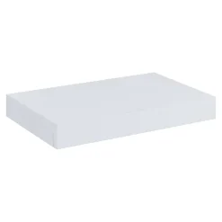 Etagère murale avec tiroir Hyvinkää 40 x 25 x 5 cm blanc en.casa