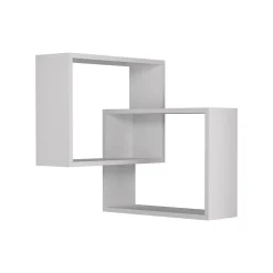 Etagère murale d'angle 2 étagères H68 cm - Ring
