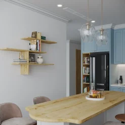 Etagère murale en bois YANIS - Marron