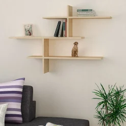 Etagère murale en bois YANIS - Marron