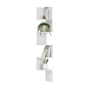 Etagère murale Lysaker blanc mat 123 x 20 x 20 cm en.casa