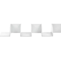 Etagère murale Lysaker blanc mat 123 x 20 x 20 cm en.casa