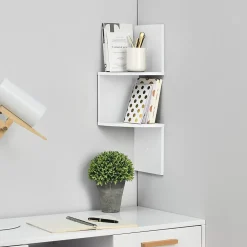 Etagère murale Lysaker blanc mat 61 x 20 x 20 cm en.casa