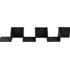 Etagère murale Lysaker noir mat 123 x 20 x 20 cm en.casa