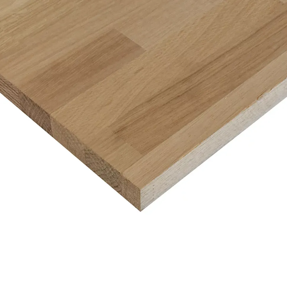 Etagère murale épaisse Chêne bois massif L.80 X l.30 cm, Ep.36 mm