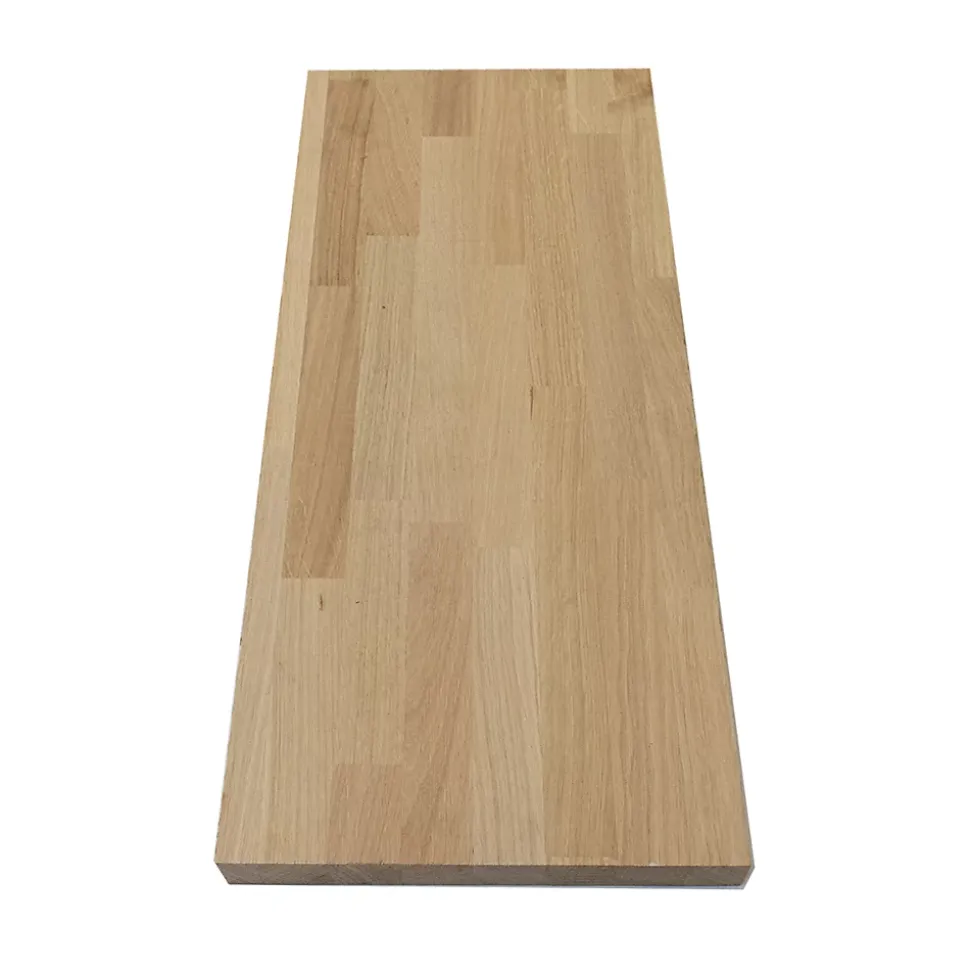 Etagère murale épaisse Chêne bois massif L.80 X l.30 cm, Ep.36 mm