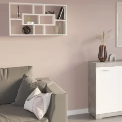 Etagère Murale Rectangulaire 8 Niches L85 cm - Lasse