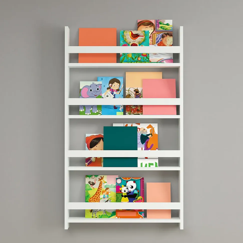 Etagère murale Sotenäs à 4 niveaux 120 x 74 x 10 cm blanc en.casa