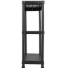 Etagère résine Noire 3 tablettes L61xP31xH95 cm Charge 30kg par étage ITOOLS