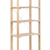Evolution 5 étagères en bois massif, 76,5x38,5x174,5cm, Pin massif