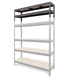 Extension pour étagère de garage en acier thermo-laqué GoodHome Rand H. 46 x L. 165,6 x P. 60 cm