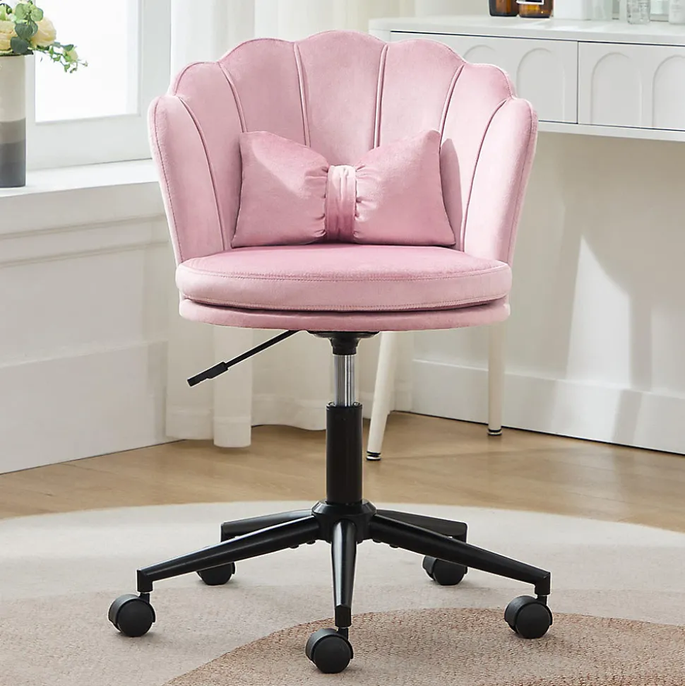 Fauteuil Bureau Dossier Pétale Coussin Papillon Réglable Moelleux Blackcolors