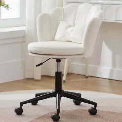 Fauteuil Bureau Dossier Pétale Coussin Papillon Réglable Moelleux Blackcolors