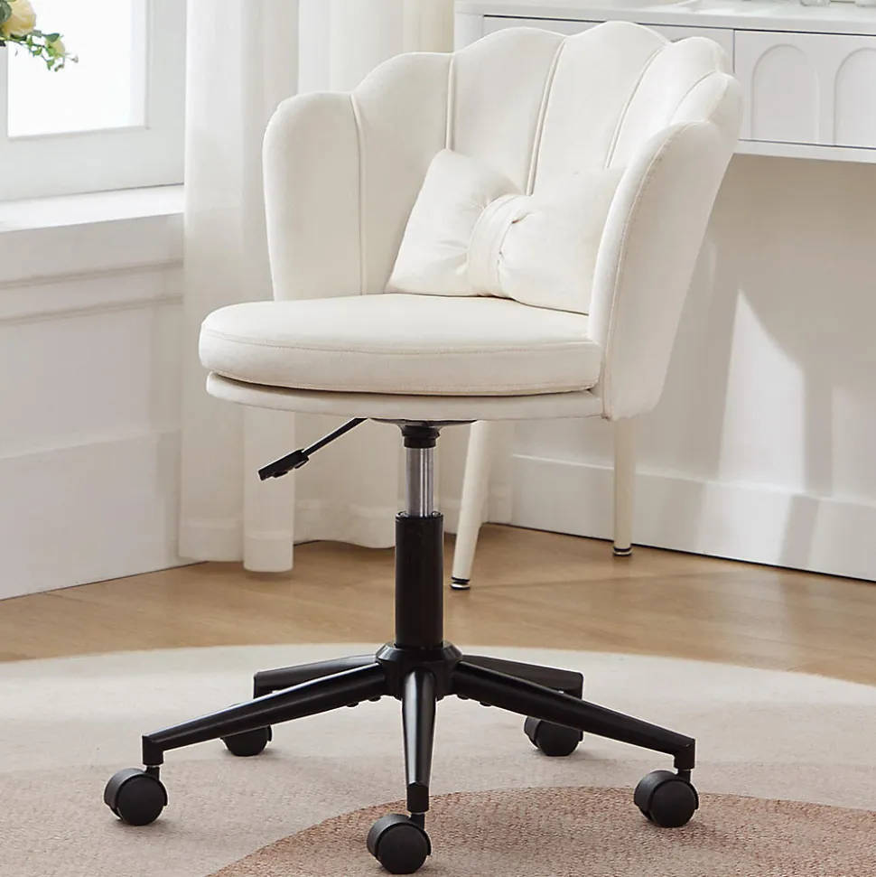 Fauteuil Bureau Dossier Pétale Coussin Papillon Réglable Moelleux Blackcolors