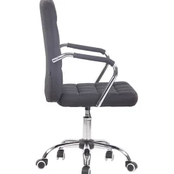 Fauteuil de bureau - CLP - Terni - Réglable en hauteur - Pivotant - Noir