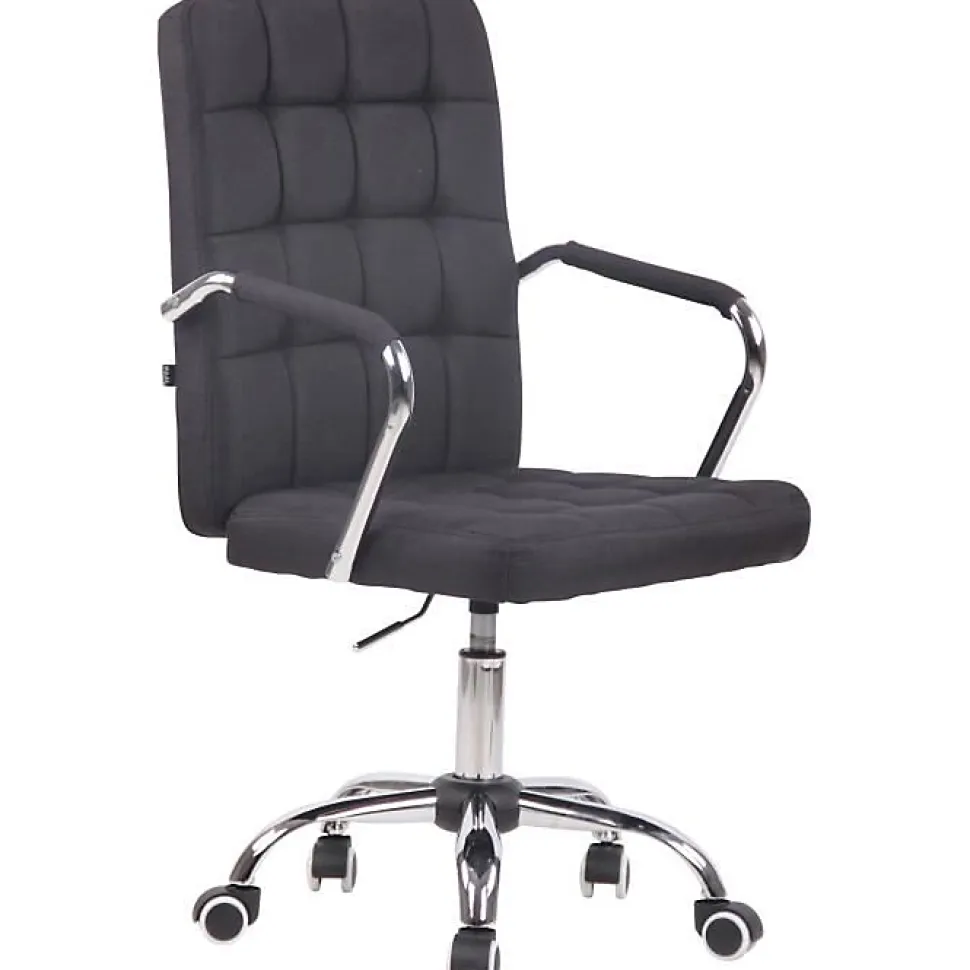 Fauteuil de bureau - CLP - Terni - Réglable en hauteur - Pivotant - Noir