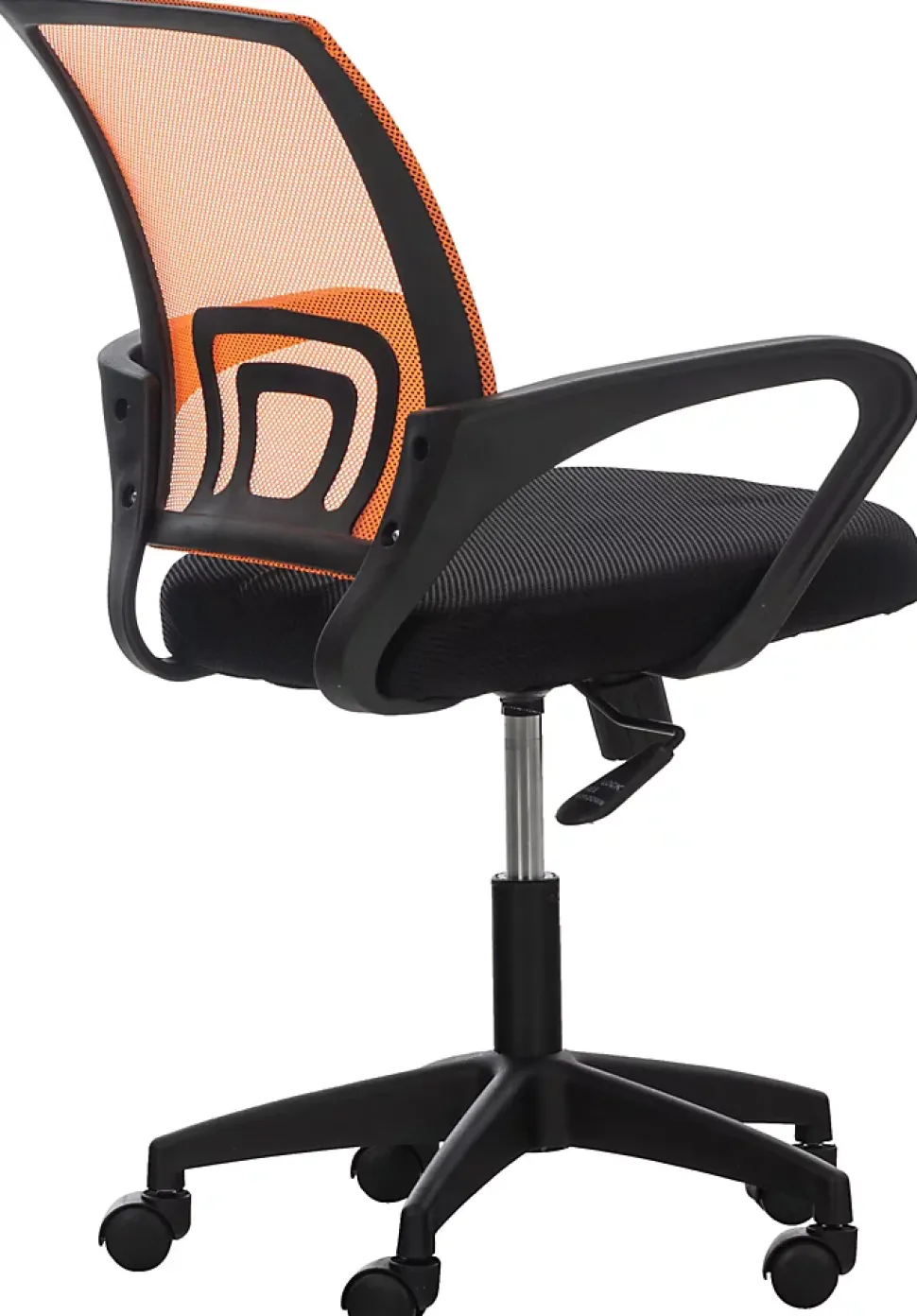 Fauteuil De Bureau Auburn, Chaise De Bureau En Maille Respirante, Chaise pivotante Hauteur réglable et Roulettes Orange