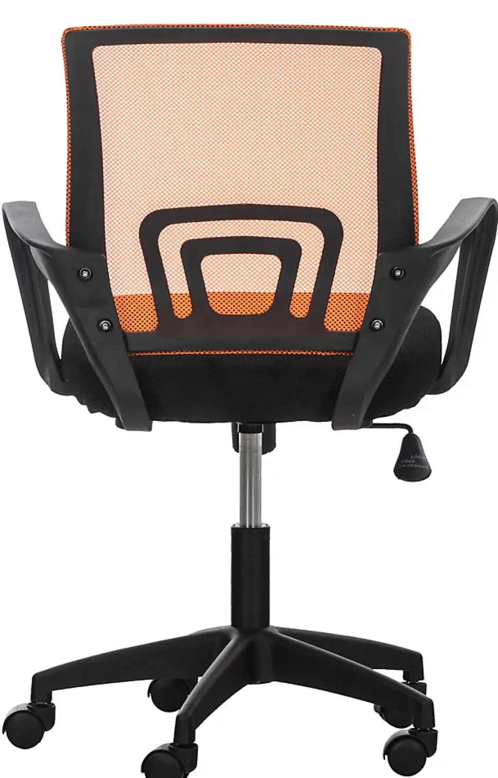 Fauteuil De Bureau Auburn, Chaise De Bureau En Maille Respirante, Chaise pivotante Hauteur réglable et Roulettes Orange