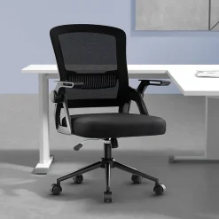 Fauteuil de Bureau, Chaise Ergonomique, pivotant, réglable en Hauteur