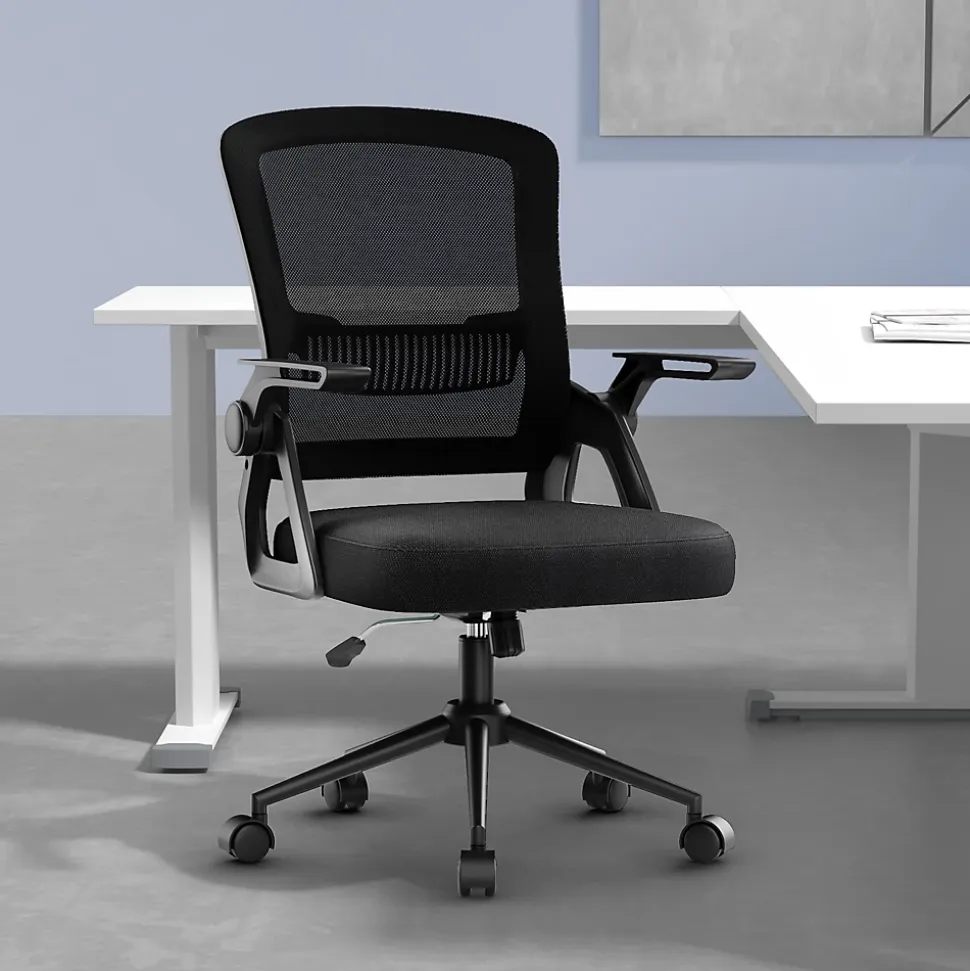 Fauteuil de Bureau, Chaise Ergonomique, pivotant, réglable en Hauteur