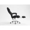 Fauteuil de bureau CLP Castle tissu noir réglable 130 kg