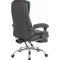 Fauteuil de bureau CLP Oxygen noir simili tissu 50-60 cm