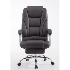 Fauteuil de bureau CLP Pacific similicuir marron réglable