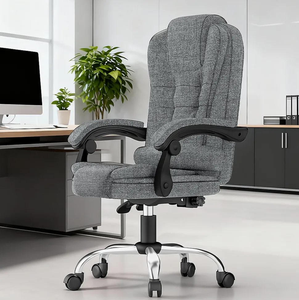 Fauteuil de bureau ergonomique avec dossier haut