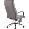 Fauteuil de bureau Portland en similicuir ou tissu avec fonction de massage , Gris-Tissu