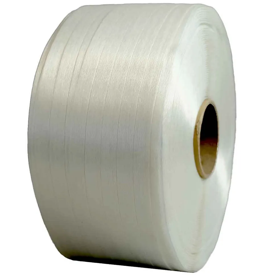 Feuillard de cerclage fil à fil 13 mm x 1100 m - Qualité PRO TECPLAST FF - Haute Résistance 375kg - Feuillard textile PET