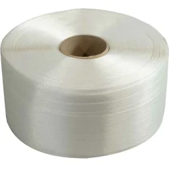 Feuillard de cerclage fil à fil 19 mm x 600 m - Qualité PRO TECPLAST FF - Haute Résistance 550kg - Feuillard textile PET