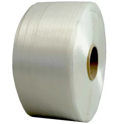 Feuillard de cerclage fil à fil 16 mm x 850 m - Qualité PRO TECPLAST FF - Haute Résistance 450kg - Feuillard textile PET