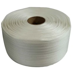 Feuillard de cerclage tressé 19 mm x 500 m renforcé - Qualité PRO TECPLAST FT - Haute Résistance 750kg - Feuillard textile PET