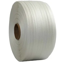 Feuillard de cerclage tressé 19 mm x 500 m renforcé - Qualité PRO TECPLAST FT - Haute Résistance 750kg - Feuillard textile PET