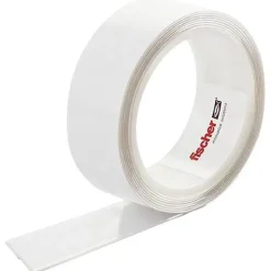 Fischer GOW 560901 Ruban de montage double-face blanc 3 m x 38 mm, 1 pièce