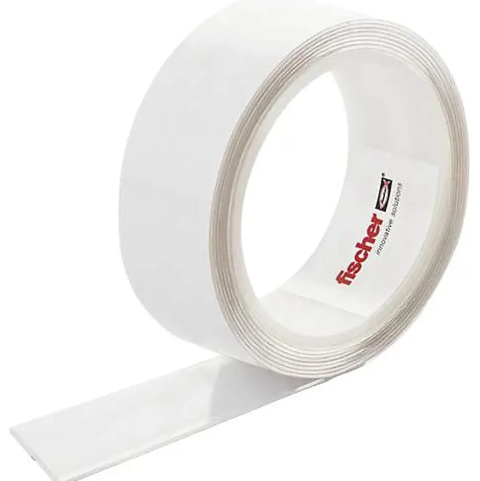 Fischer GOW 560901 Ruban de montage double-face blanc 3 m x 38 mm, 1 pièce