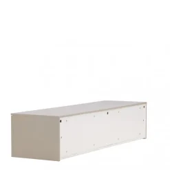 Frihamn - Meuble TV suspendu 2 tiroirs en bois L160cm - Beige
