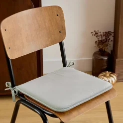 Galette de chaise Lilou vert céladon 38x38cm - Atmosphera