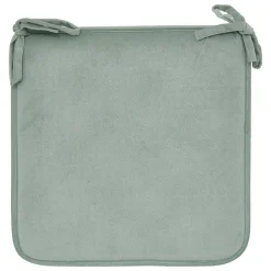 Galette de chaise Lilou vert céladon 38x38cm - Atmosphera