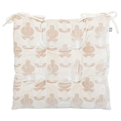 Galette de chaise Luna jacquard lin 38x38cm - Atmosphera