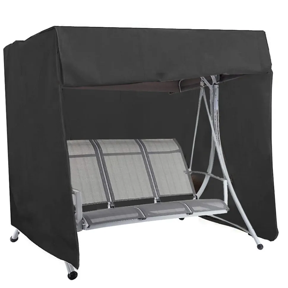 Garden Swing Cover Ferocity 195 x 120 x 155 cm Black 1 pc.
