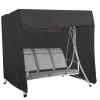 Garden Swing Cover Ferocity 215 x 150 x 155 cm Black 1 pc.