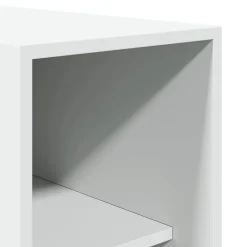 Garde-robe Blanc 30x50x200 cm Bois d'ingénierie vidaXL