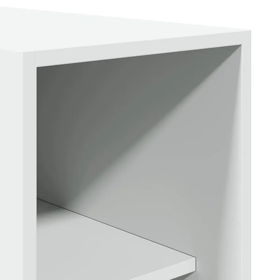Garde-robe Blanc 30x50x200 cm Bois d'ingénierie vidaXL