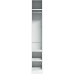 Garde-robe Blanc 30x50x200 cm Bois d'ingénierie vidaXL