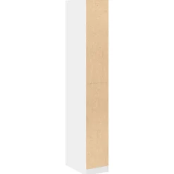 Garde-robe Blanc 30x50x200 cm Bois d'ingénierie vidaXL