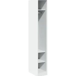 Garde-robe Blanc 30x50x200 cm Bois d'ingénierie vidaXL